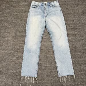 Favorite Daughter Jeans Women 30 Light Wash Otto High Rise Boyfriend Stretch